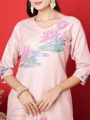 Label khoj cotton printed kurta