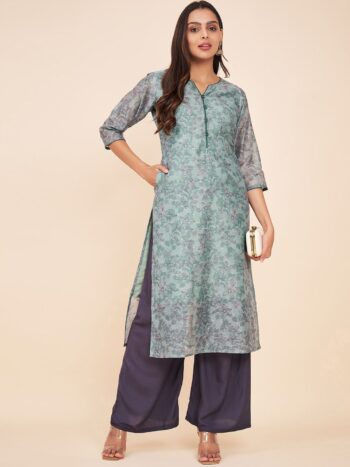 Label Khoj Women Slik Blend Kurta