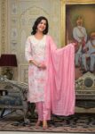 Label Khoj Women cotton kurta, trouser and dupptta set