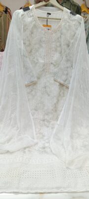 Label khoj chiffly print kurta with pant and dupatta