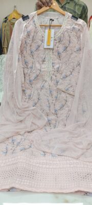 Label khoj chiffly print kurta with pant and dupatta