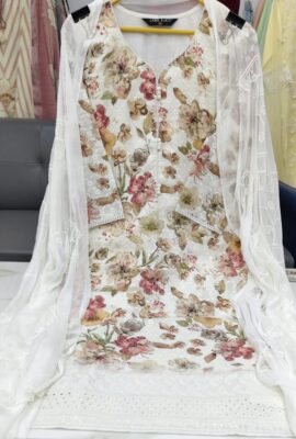 Label khoj chiffly print kurta with pant and dupatta